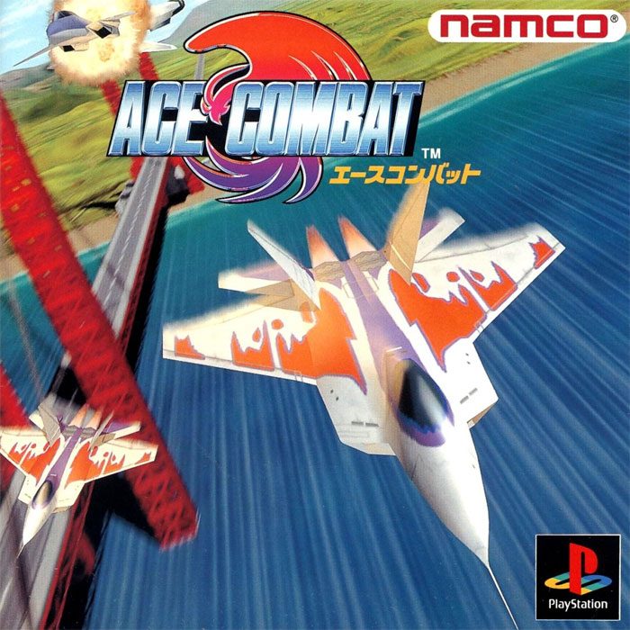 Air Combat (1995) by Namco PS game